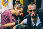 Tatuatore al Milano Tattoo Convention #112