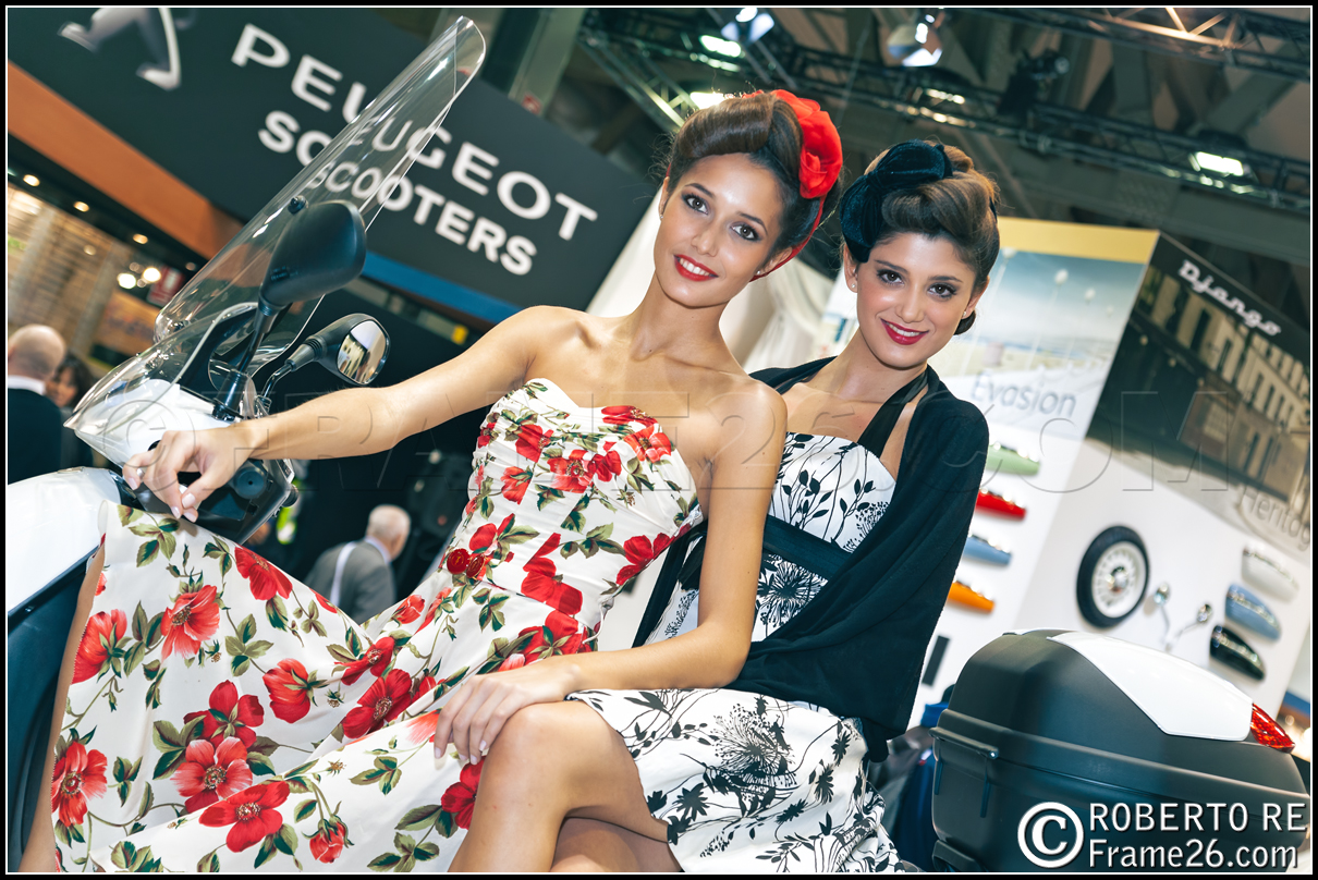 Ragazze Immagine Vintage presso EICMA
