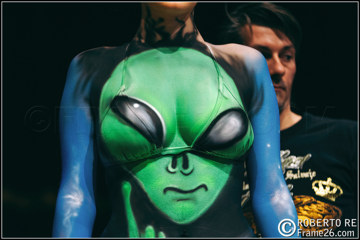 Body Painting al Seno