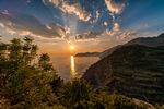 Tramonto a Corniglia alle Cinque Terre