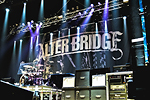 Palco del Concerto degli Alter Bridge al Palasport di Pordenone