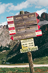 Passo Pordoi #4 - Indicazione Sentieri - Dolomiti