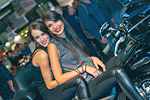 EICMA 2014 Ragazze Immagine stand Harley-Davidson