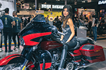 EICMA 2016 Ragazze #84 - Ragazza Immagine Harley Davidson - Stand Custom