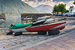Barca ad Argegno sul Lago di Como