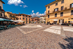 Piazza di Menaggio sul Lago di Como