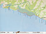 Mappa del Sentiero da Sant Tomas a Cala Galdana a Minorca