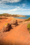 Sabbia Rossa a Cala Pregonda sull isola di Minorca