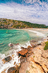 Il mare di Cala en Porter a Minorca