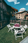 Giardino dell'appartamento Casa Betty a Bormio in Valtellina #2