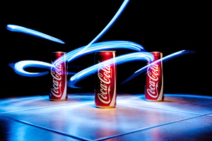 Coca Cola Light - Light Painting