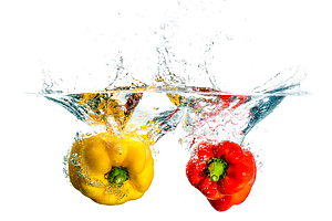 Splash Colors #6 - Peppers