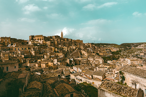 Panorama sui Sassi di Matera in Basilicata