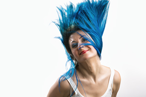 Francy - Blue Hair - Girl Portrait