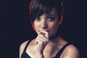 Rossana - Red and Black - Girl Portrait