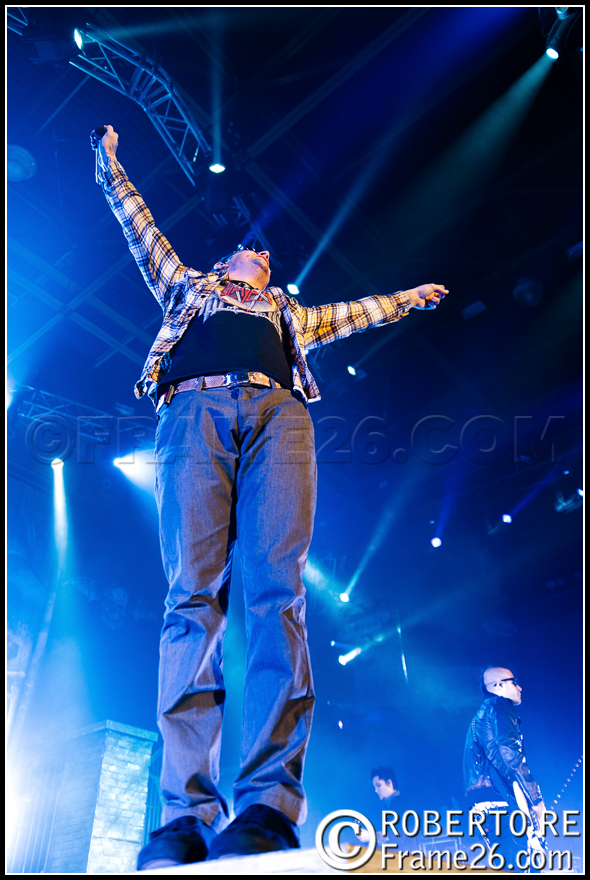Matthew Shadows al concerto degli Avenged Sevenfold a Treviso - Concert Photography