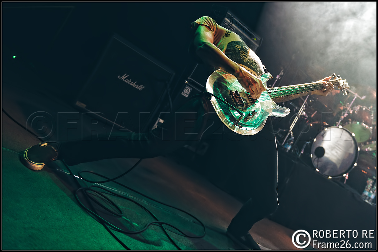 Justin Pearson al Concerto dei Dedad Cross all'Alcatraz di Milano - Concert Photography