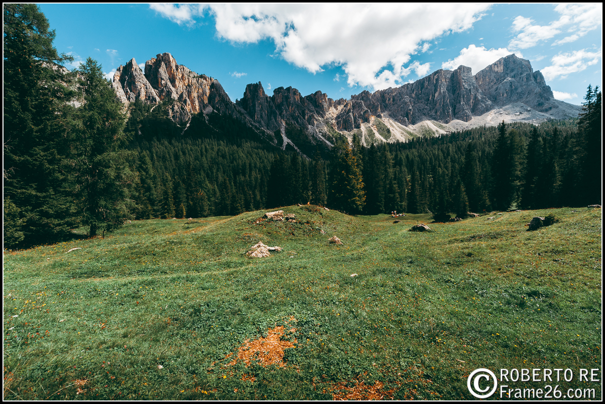 Panorama al Passo Giau sulle Dolomiti