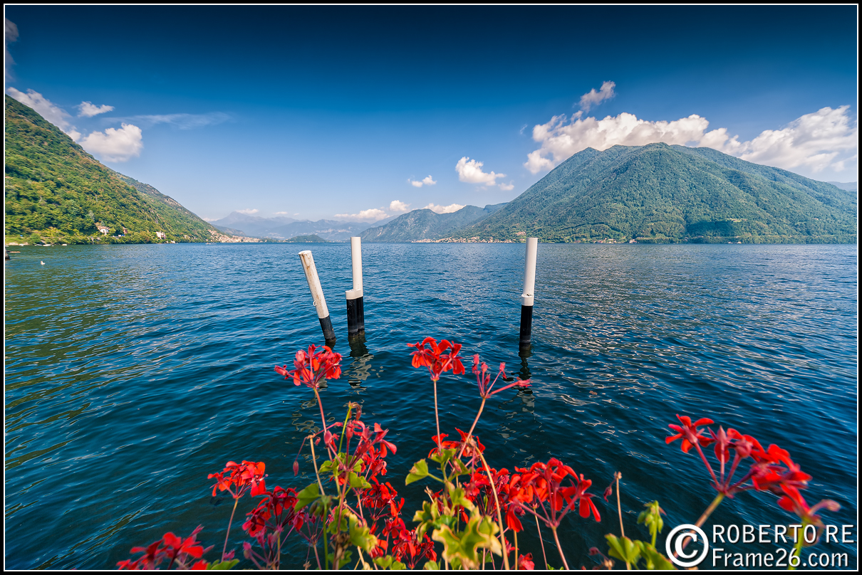 Panorama ad Argegno sul Lago di Como