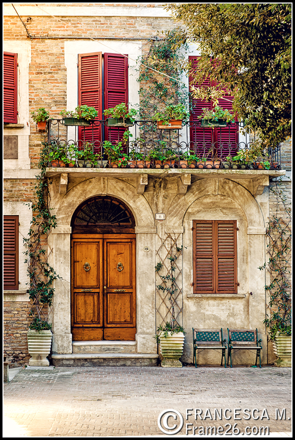 Borgo di Corinaldo nelle Marche