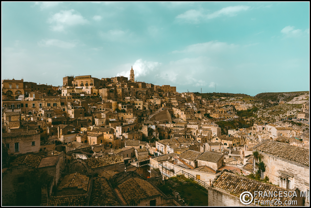 Panorama sui Sassi di Matera in Basilicata
